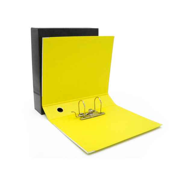 Registratore Kingbox - dorso 8 cm - protocollo 23 x 33 cm - giallo - Starline