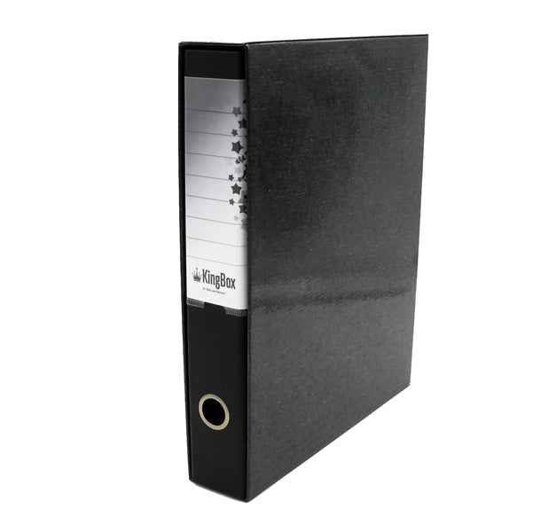 Registratore Kingbox - dorso 5 cm - protocollo 23 x 33 cm - nero - Starline