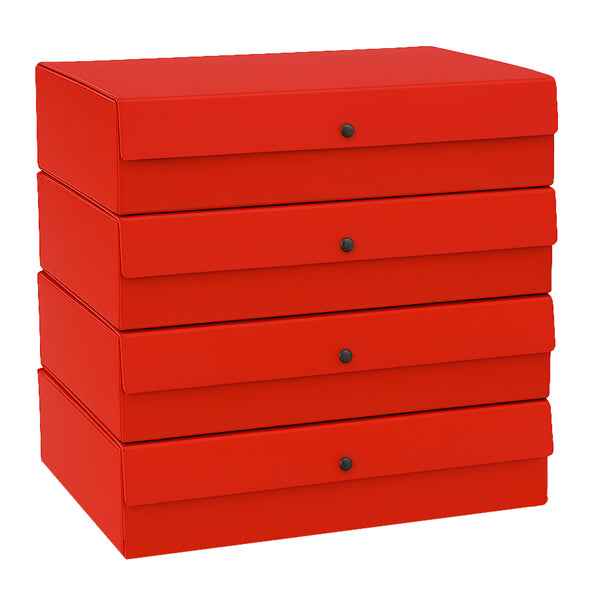 Scatola progetto - dorso 8 cm - rosso - Starline