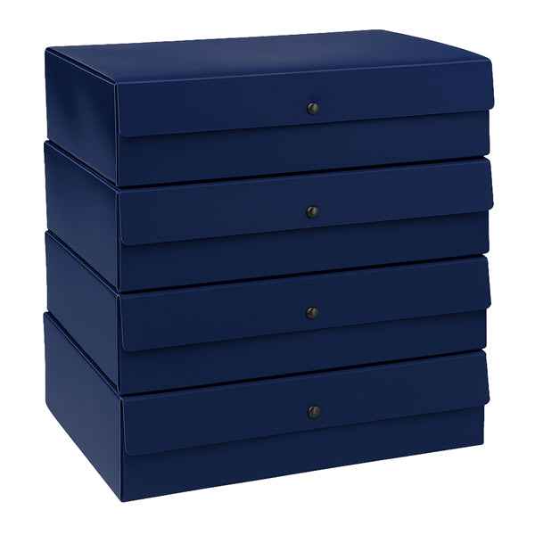 Scatola progetto - dorso 8 cm - blu - Starline