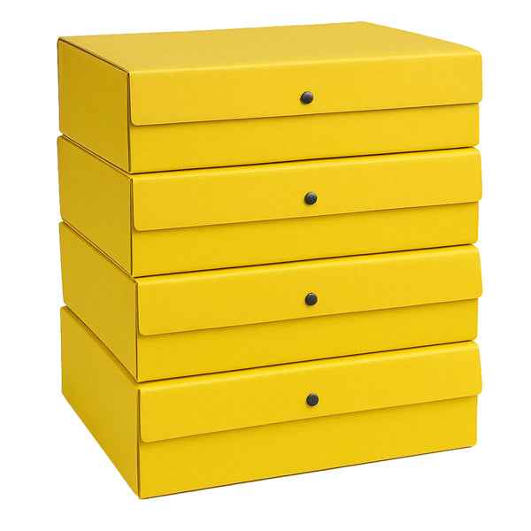 Scatola progetto - dorso 8 cm - giallo - Starline