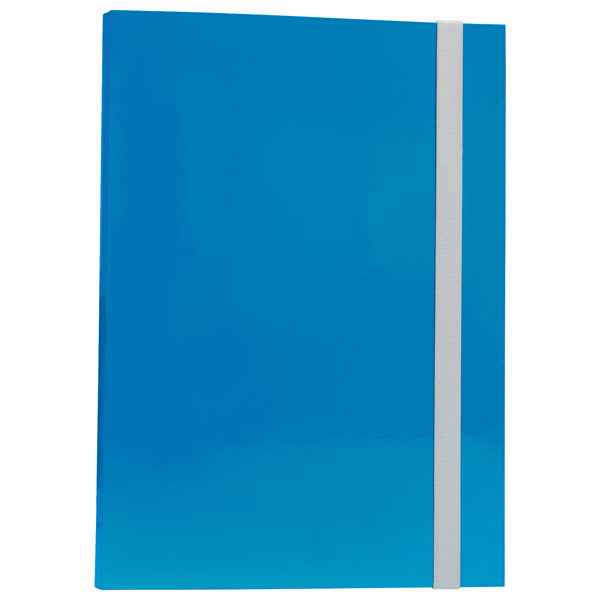 Cartella progetto - con elastico - dorso 3 cm - azzurro - Starline