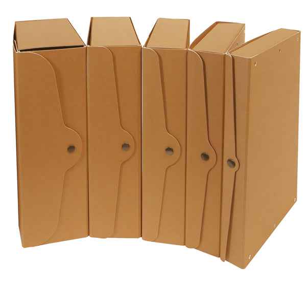 Scatola progetto - dorso 8 cm - 25 x 35 cm - cartone FSC - avana - Starline