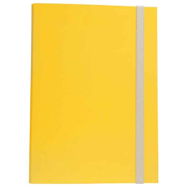 Cartella progetto - con elastico - dorso 3 cm - giallo - Starline