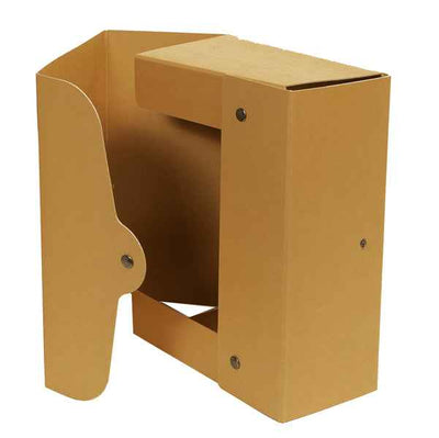 Scatola progetto - dorso15cm - 25 x 35 cm - cartone riciclato FSC - avana - Starline