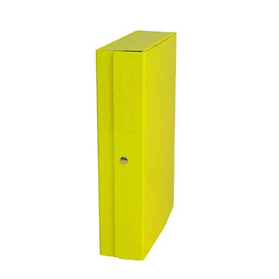 Scatola progetto Glossy - dorso 8 cm - giallo - Starline