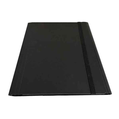 Cartella 3 lembi con elastico piatto - A4 -dorso variabile - grigio - Starline
