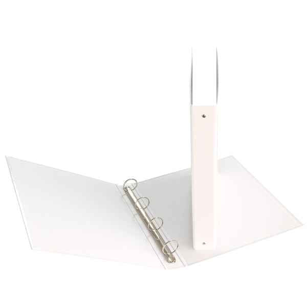 Raccoglitore - 22 x 30 cm - 4 anelli tondi 30 mm - dorso 4 cm - bianco - Starline