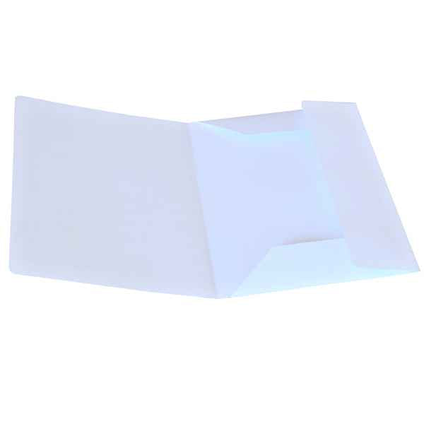 Cartellina 3 lembi - 200 gr - 25 x 34,5 cm - cartoncino bristol - bianco - Starline - conf. 25 pezzi