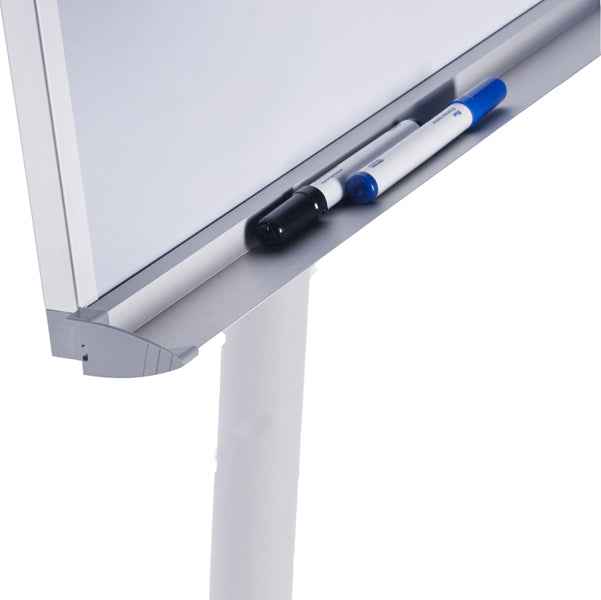 Lavagna portablocco mobile - 70 x 100 cm - bianco - Starline