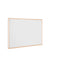 Lavagna bianca magnetica - 60 x 90 cm - cornice legno - bianco - Starline