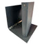 Raccoglitore King - 22 x 30 cm - 4 anelli tondi 30 mm - dorso 4 cm - rivestimento in PP - nero - Starline