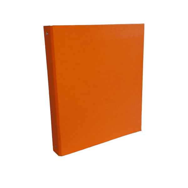 Raccoglitore King - 22 x 30 cm - 4 anelli tondi 30 mm - dorso 4 cm - rivestimento in PP - arancio - Starline