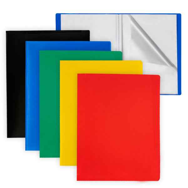 Portalistini Eco - PP - 22 x 30 cm - 20 buste lisce - colori assortiti - Starline