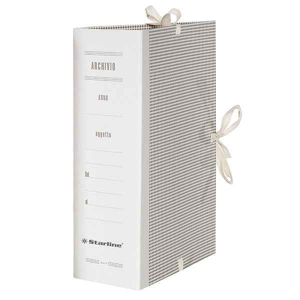 Faldone - lacci incollati - tela - 35 x 25 cm - dorso 18 cm - Starline