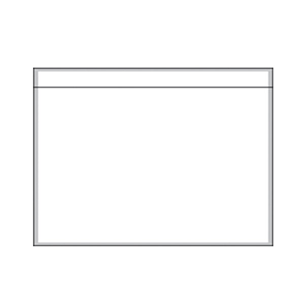 Busta adesiva portadocumenti - senza stampa - C4 (32 x 25 cm) - carta - trasparente - Eco - Starline - conf. 250 pezzi