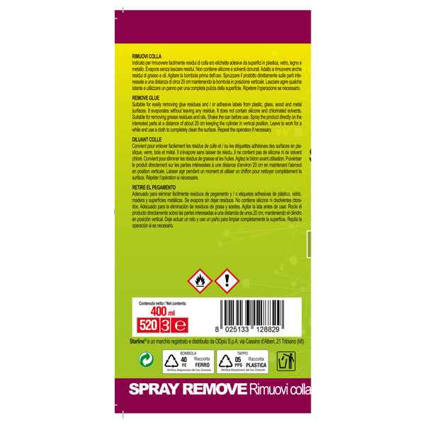 Rimuovi colla spray - 400 ml  - Starline