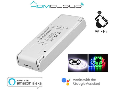 Controller Strisce LED Wi-Fi 12-24V RGB + white