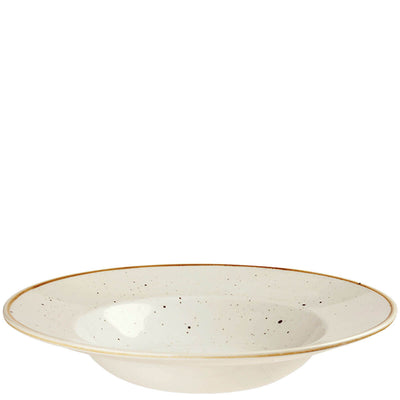 Churchill Stonecast Bianco Puntinato Piatto Pasta 28 cm 12 Pezzi