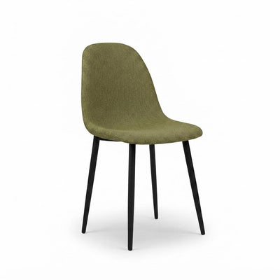 Powerlan Diana Sedia Imbottita in Tessuto Tweed con Gambe in Metallo