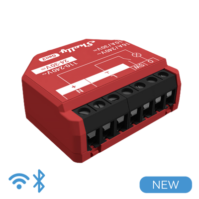 Shelly 1PM Gen3 - Smart Relay 16A AC/DC WiFi/BT/Matter PM