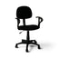 Powerlan Smart Sedia da Ufficio Compatta in Tessuto con Braccioli