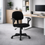 Powerlan Smart Sedia da Ufficio Compatta in Tessuto con Braccioli