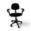 Powerlan Smart Sedia da Ufficio Compatta in Tessuto con Braccioli