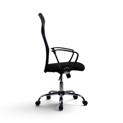 Powerlan Speedy Sedia da Ufficio in Rete Traspirante con Poggiatesta