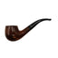 Pipa Gasparini Liscia Bent Billiard dettaglio venature radica