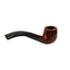 Pipa Gasparini Liscia Bent Billiard con Bocchino Lavabile Metallico 3 mm