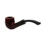 Dettaglio bocchino Pipa Gasparini Bent Billiard marrone scuro