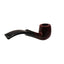 Pipa Gasparini Liscia Bent Billiard T01000B finitura marrone scuro