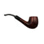 Pipa Gasparini Liscia Bent Billiard radica marrone scuro bocchino metallico 3mm