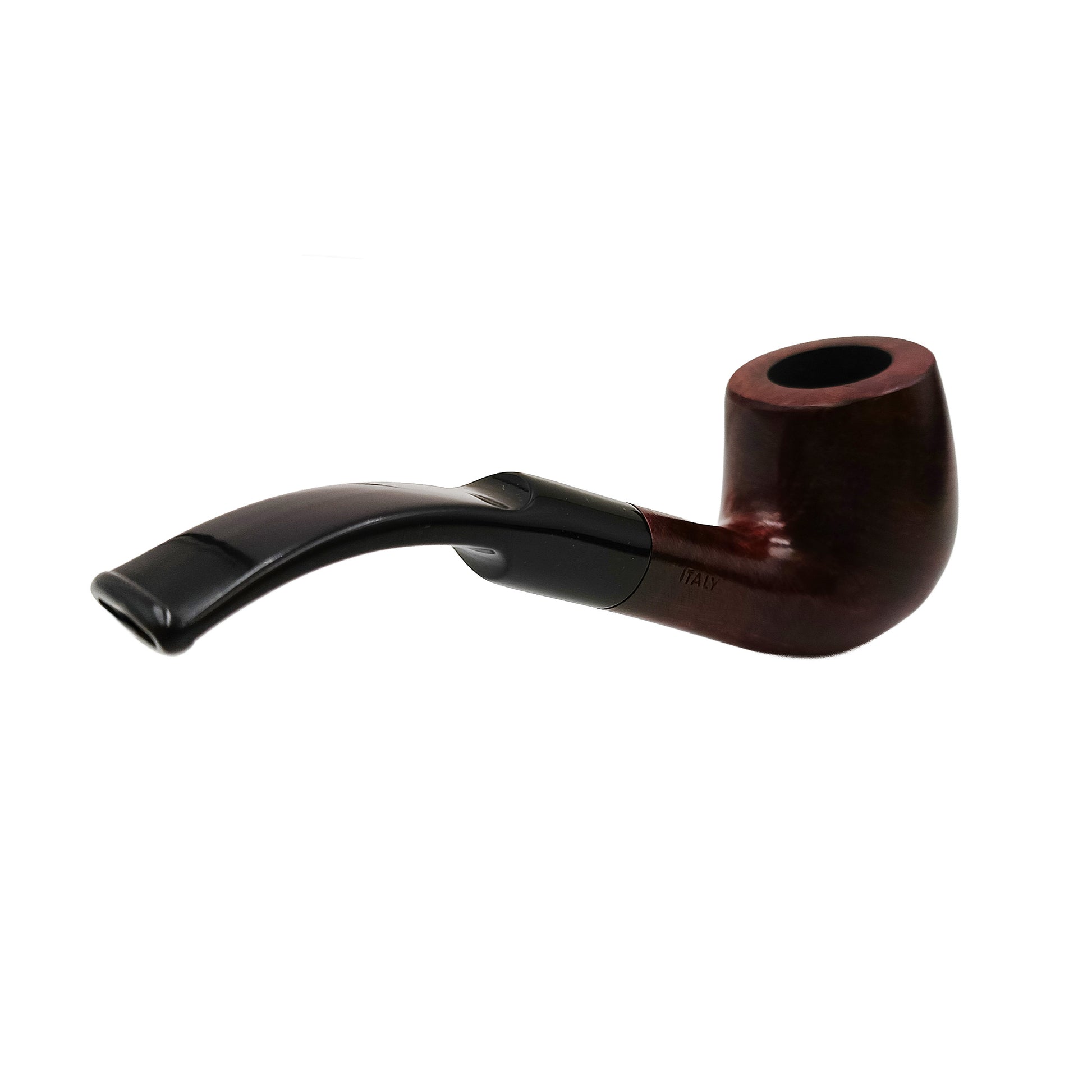 Pipa Gasparini Bent Billiard radica marrone scuro uniforme T01000C