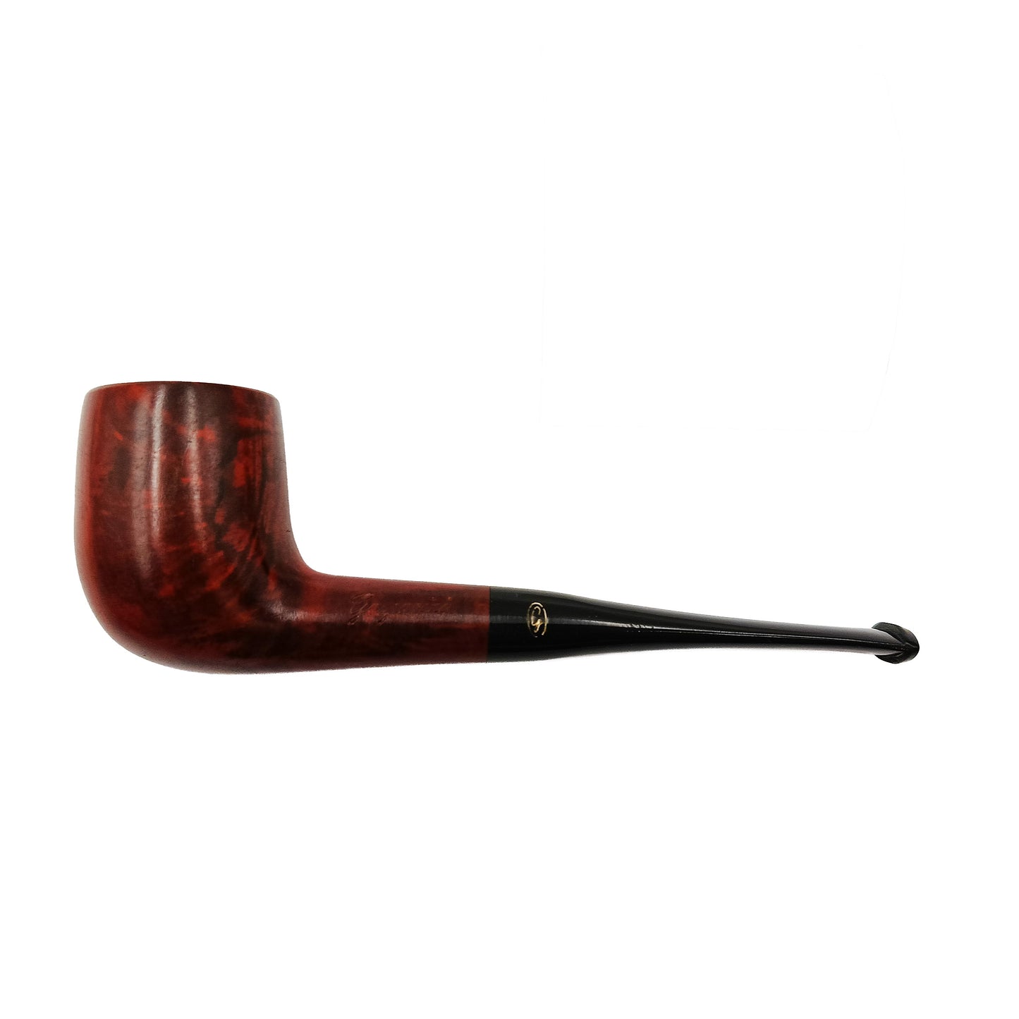 Pipa Gasparini Billiard Liscia T01002 vista laterale radica rossa