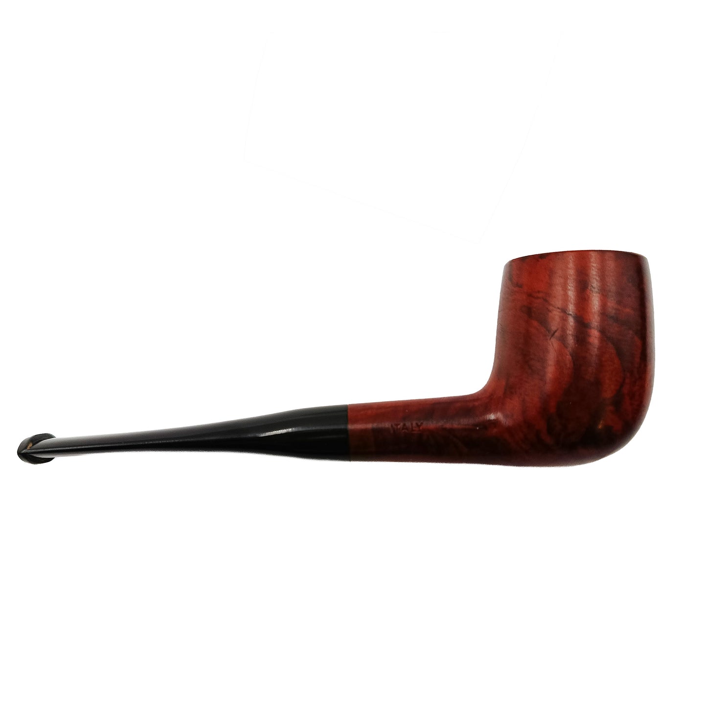 Pipa Gasparini Liscia Billiard radica rosso mattone bocchino metallico 3mm