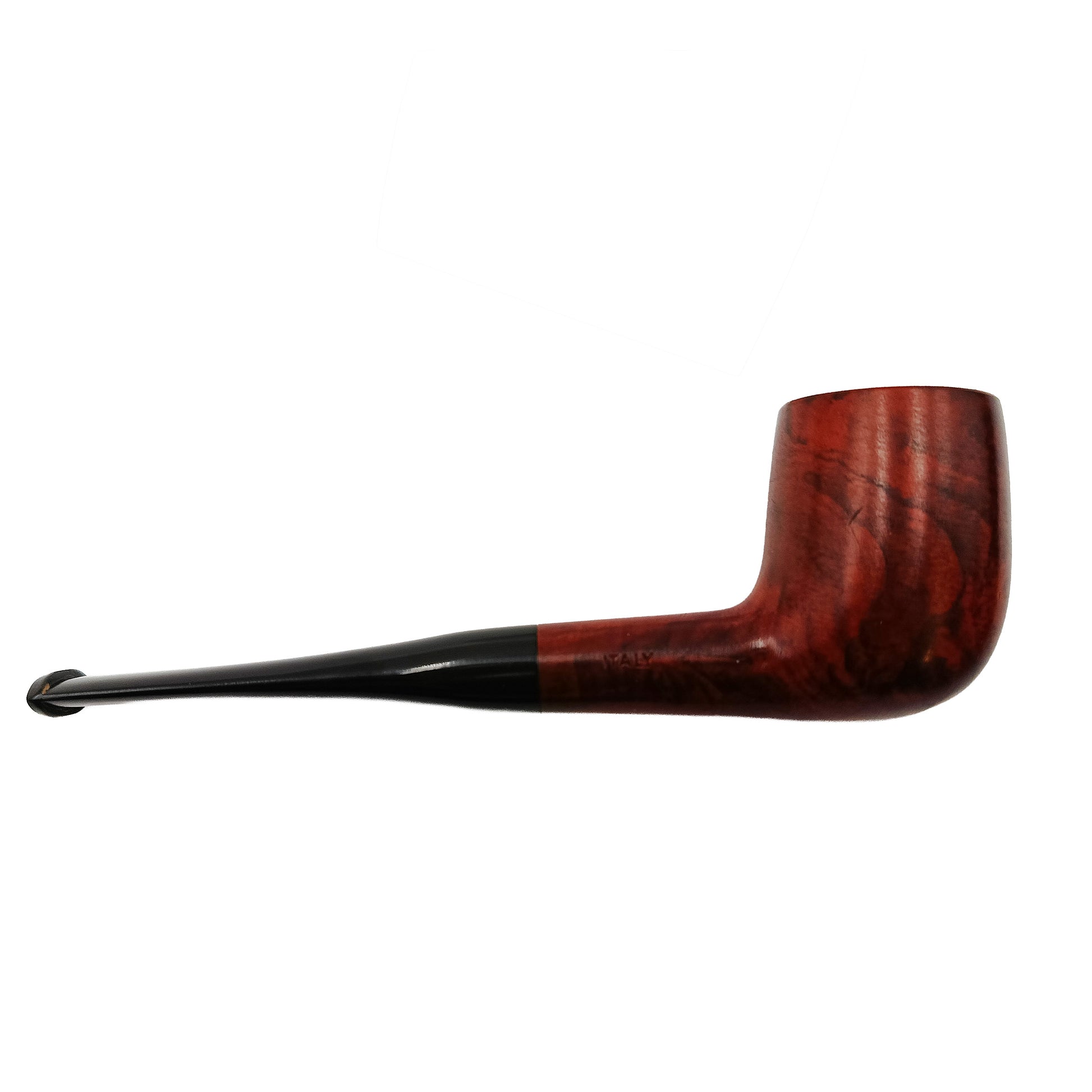 Pipa Gasparini Liscia Billiard radica rosso mattone bocchino metallico 3mm