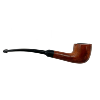 Pipa Gasparini Salina Quarter Half Bent Billiard con Bocchino Lavabile Metallico 3 mm