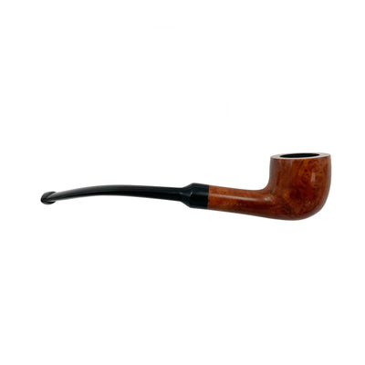 Pipa Gasparini Salina Quarter Half Bent Billiard con Bocchino Lavabile Metallico 3 mm
