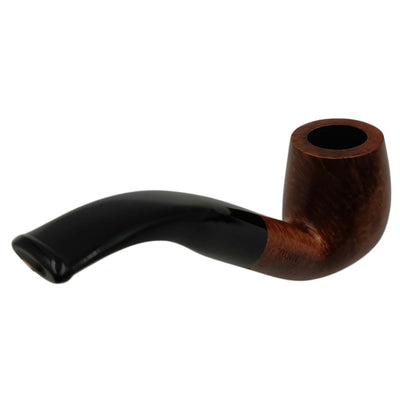 Pipa Gasparini Walnut Bent Billiard T01031D vista laterale