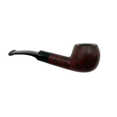 Pipa Gasparini Bristol Quarter Bent Apple in radica testa tondeggiante bocchino 9 mm