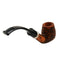 Pipa Gasparini Vega Bent Billiard rusticata radica Noce Chiaro T01102