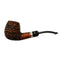 Pipa Gasparini Vega Half Bent Apple Rusticata T01102A vista laterale