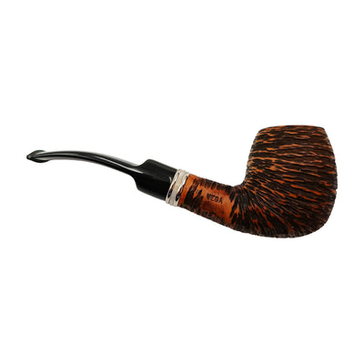 Pipa Gasparini Vega Rusticata Half Bent Apple Noce Chiaro veretta madreperla 6mm T01102A