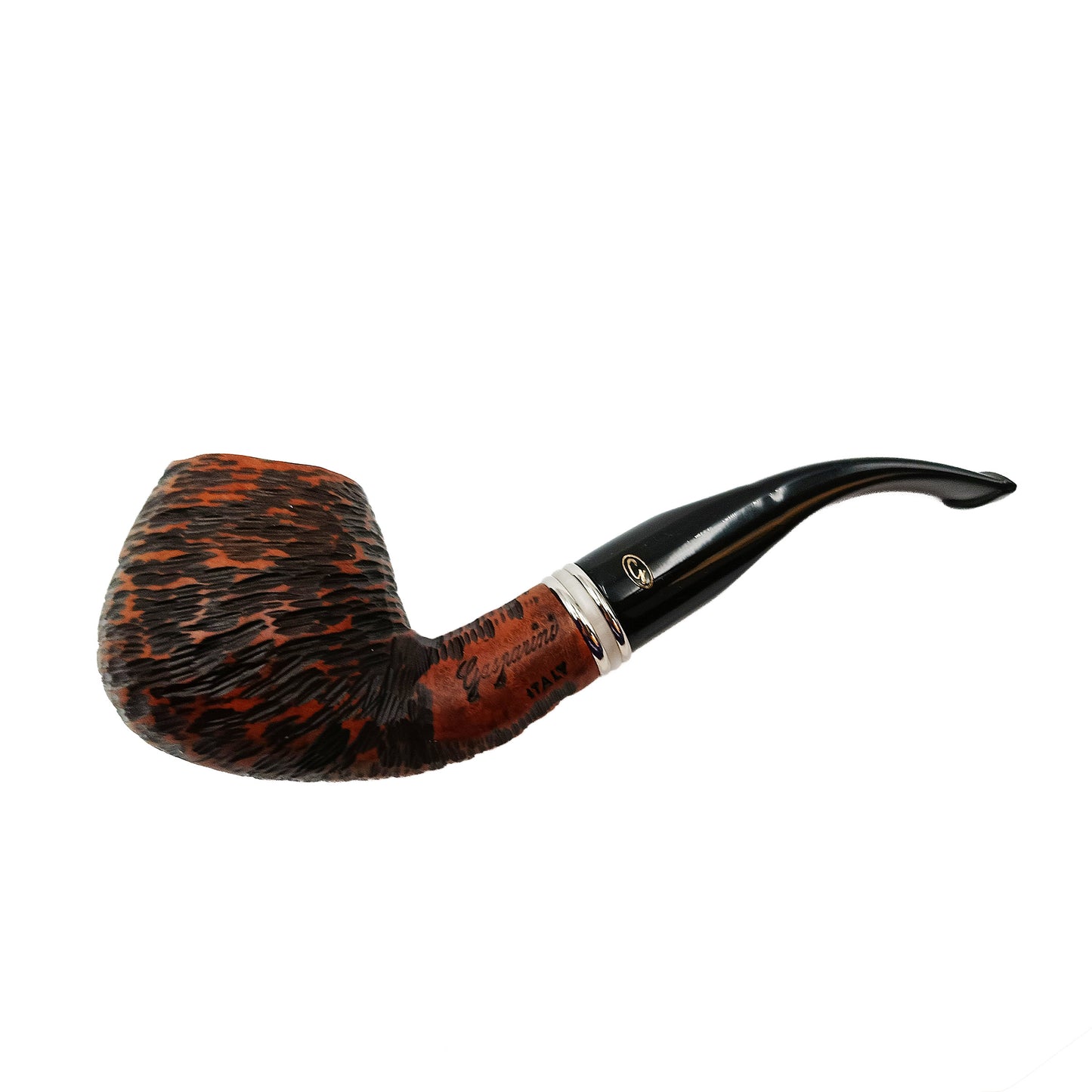 Pipa Gasparini Vega Bent Brandy Rusticata T01102C vista laterale