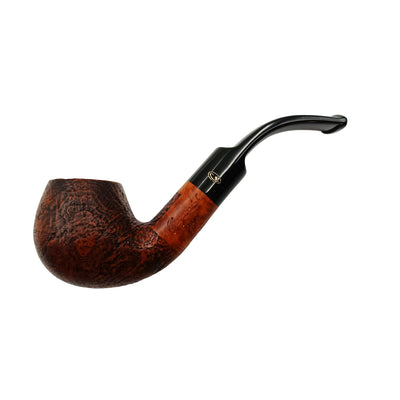 Pipa Gasparini Sabbiata Bent Apple T01125A vista laterale