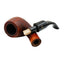 Pipa Gasparini Sabbiata Marrone Bent Apple con Bocchino 9 mm