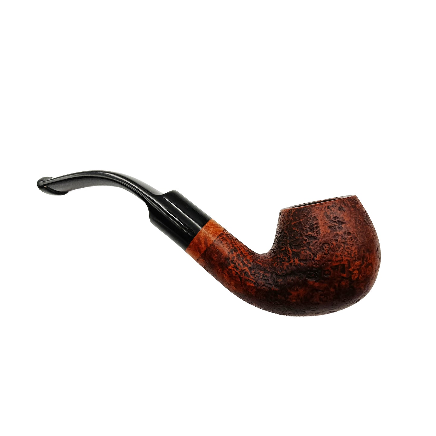 Pipa Gasparini Sabbiata Bent Apple marrone bocchino 9mm T01125A