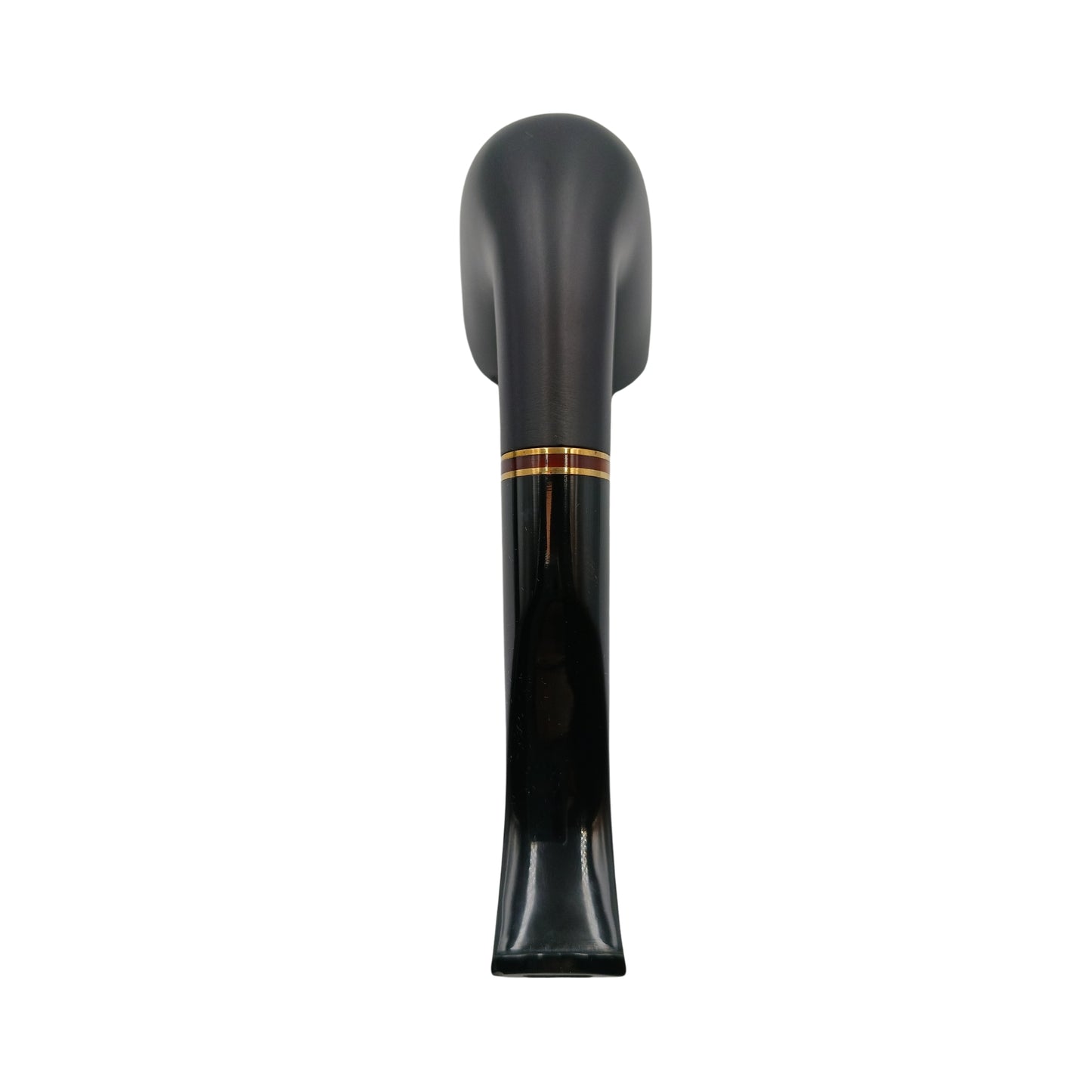 Pipa Gasparini Fatta a Mano Half Bent Dublin con Doppia Veretta Oro Madreperla e Bocchino 9 mm